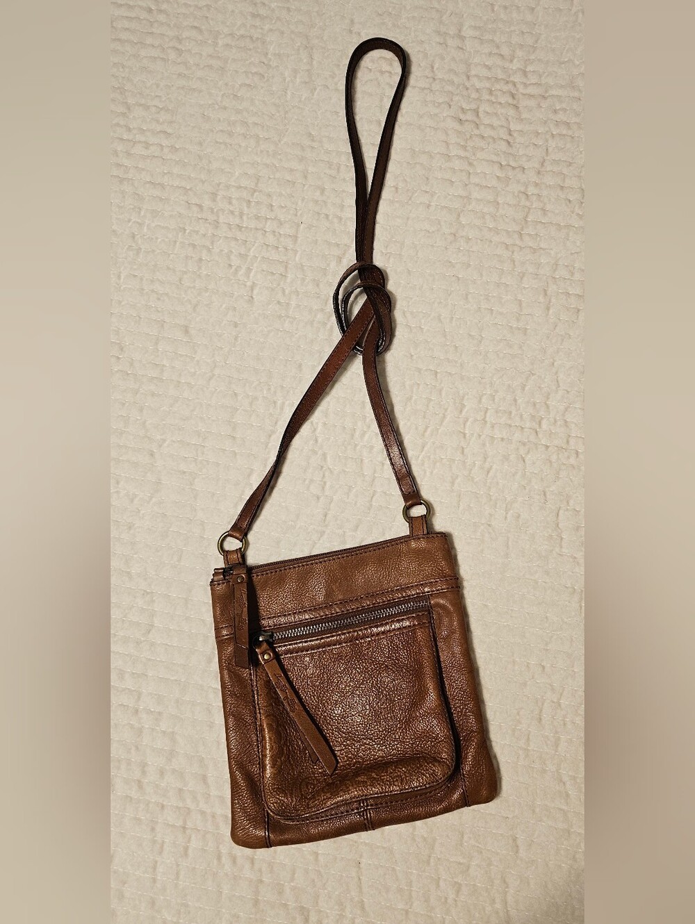 Brown Leather Crossbody Bag - Classic Women's Shoulder Purse